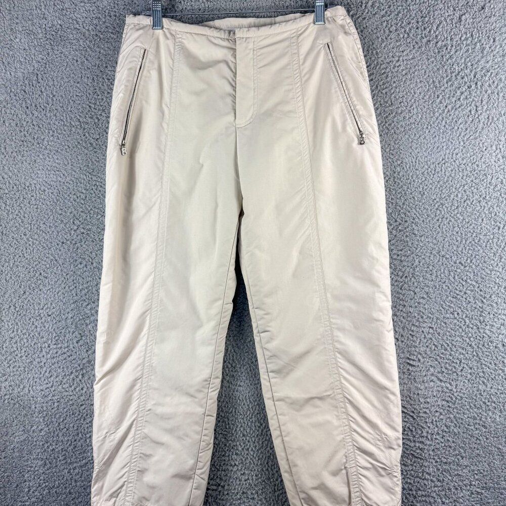 Vintage Bogner Snow Ski Pants Womens 8 Tan Ski Snowboard Outdoor‎ Pockets 31x28